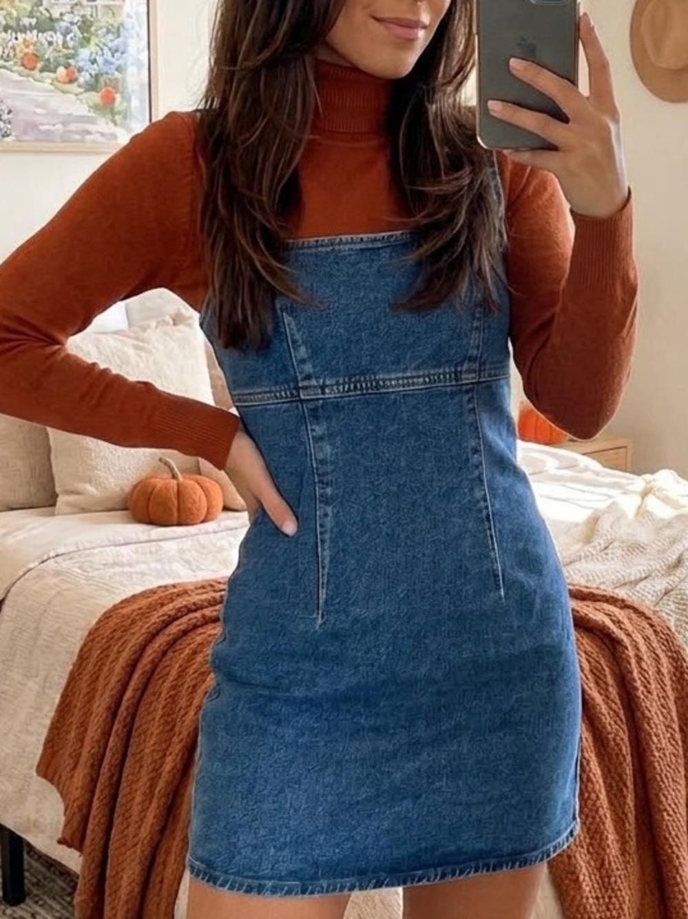 Reformation Jeans Lizzie Denim Mini Dress US 4